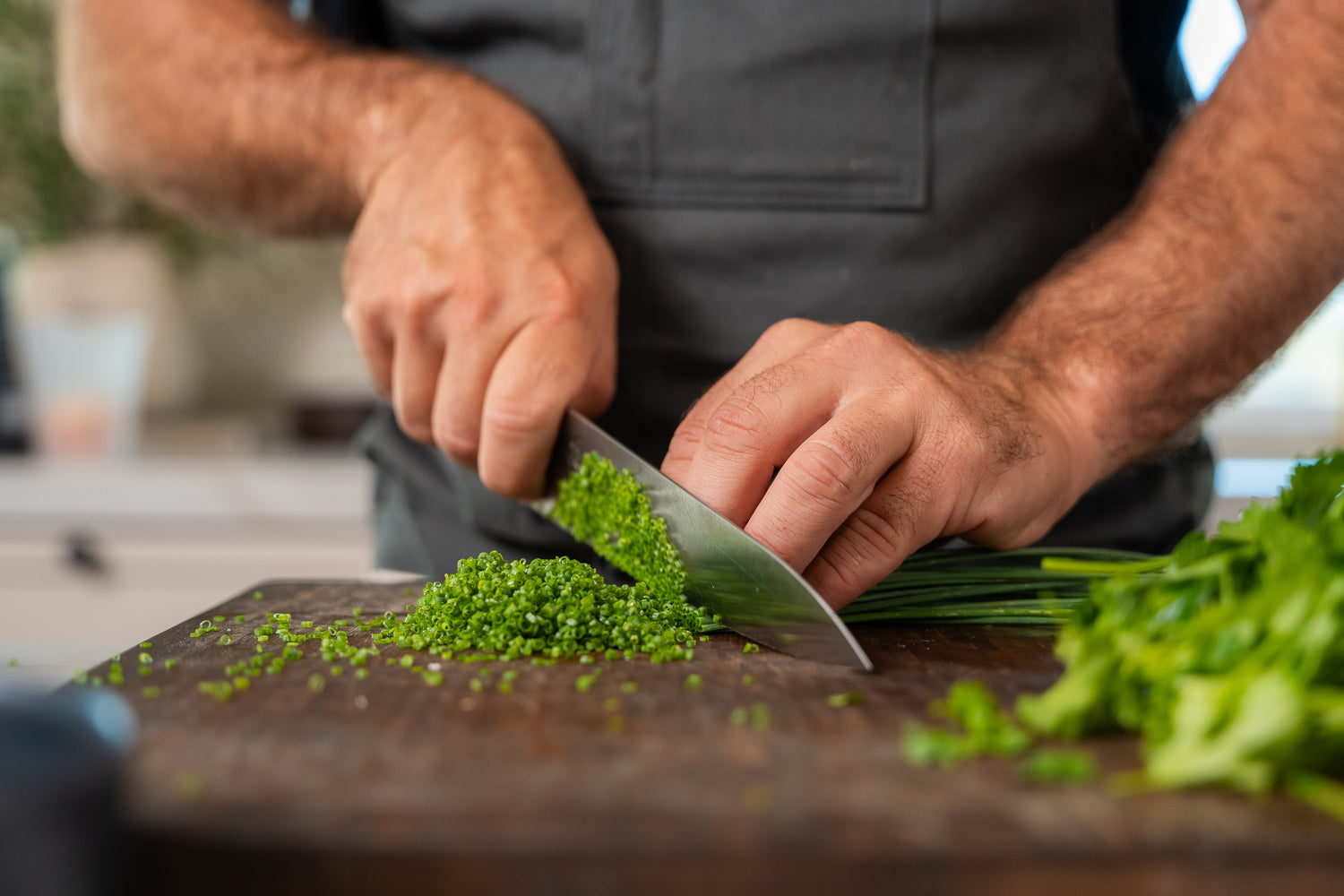 Pasture Raised Steak, Chimichurri, and Cauliflower Puree