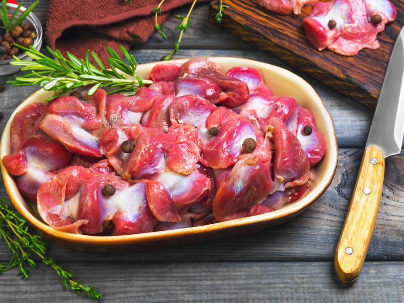 pasture raised chicken gizzard