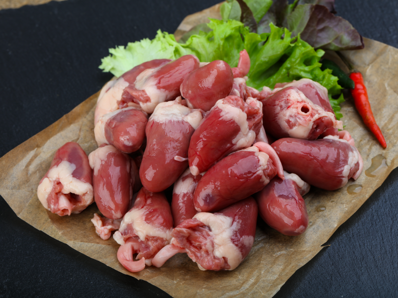 pasture raised chicken hearts
