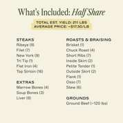 Half Beef Share