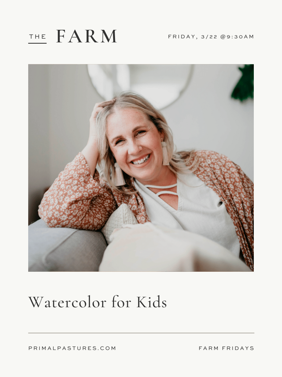 3/22/24: Watercolor for Kids with Lisa Locklin