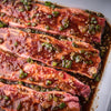 beef short ribs marinating