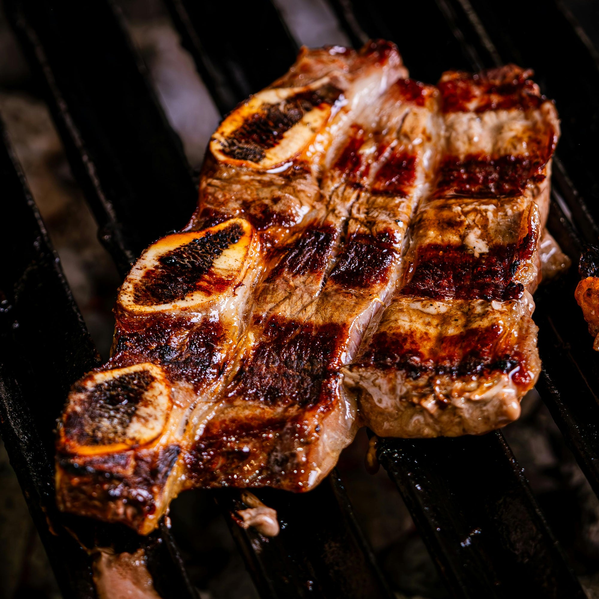 Korean beef Short rib on grill